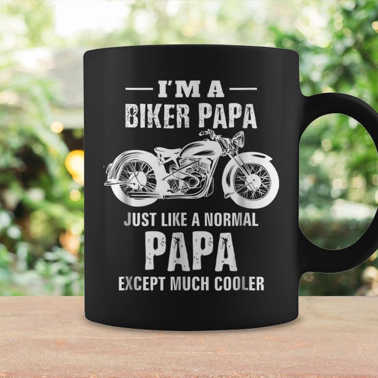 Motorcycle Biker Papa Bike Men Dad Grandpa Gifts Coffee Mug Gifts ideas