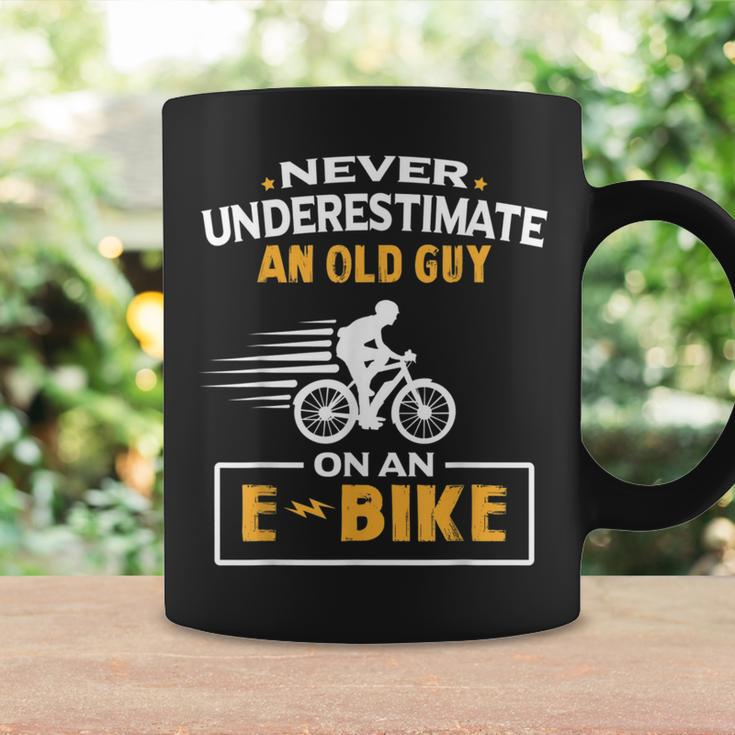 Mountain Bike Ebike Biker Dad Cyclist Gift Ebike Bicycle Gift For Mens Coffee Mug Gifts ideas