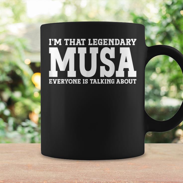 Stupid Musa Musa Personal Name Funny Musa Coffee Mug | Mazezy