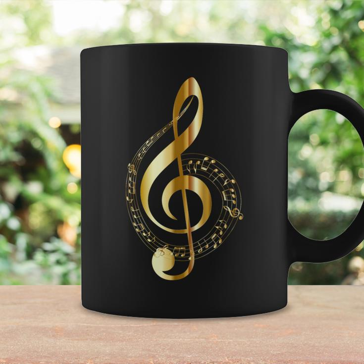 Music Note Gold Treble Clef Musical Symbol For Musicians Coffee Mug Gifts ideas