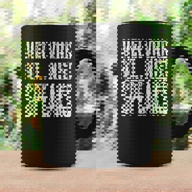 Music Quotes Communication Quotes Expression Coffee Mug Gifts ideas