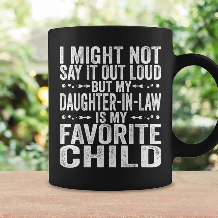 My Daughter In Law Is My Favorite Child Fathers Day Dad Coffee Mug Gifts ideas