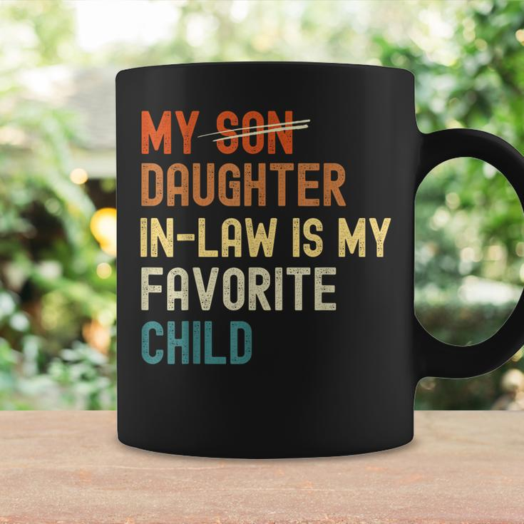 My Daughterinlaw Is My Favorite Child Funny Fathers Day Coffee Mug Gifts ideas