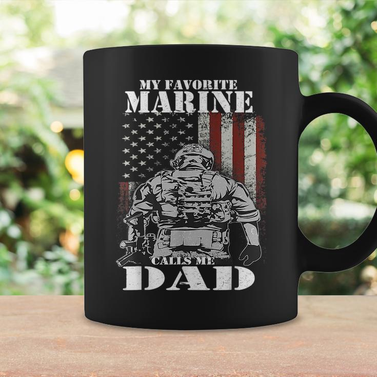 My Favorite Marine Calls Me Dad Fars Day Marine Coffee Mug Gifts ideas
