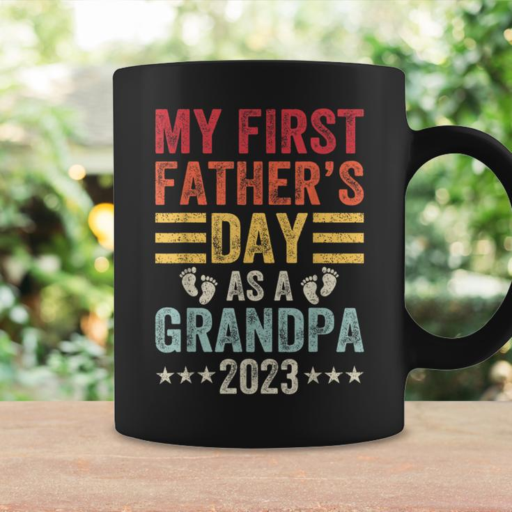 My First Fathers Day As A Grandpa Grandfather Fathers Day Coffee Mug Gifts ideas
