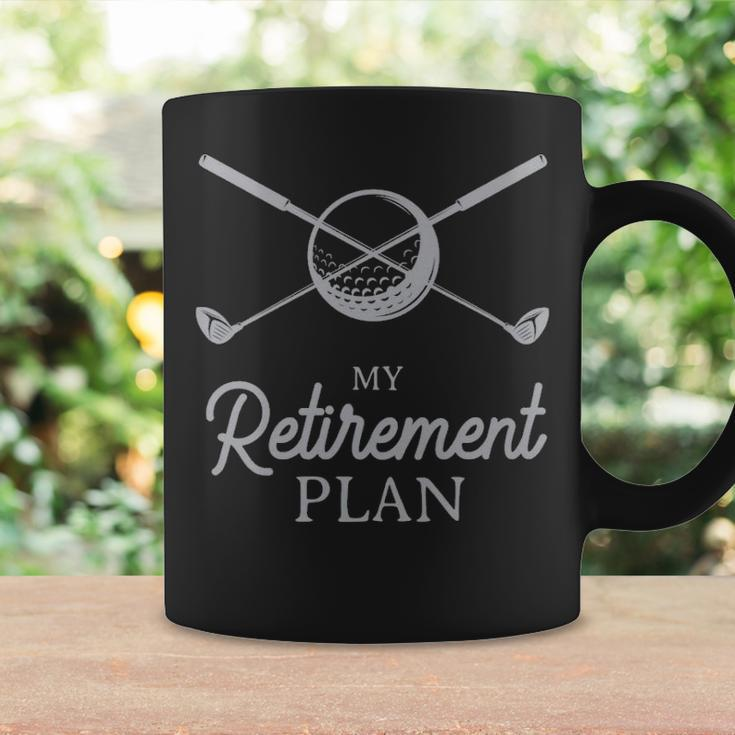 My Retirement Plan Funny Golf White - My Retirement Plan Funny Golf White Coffee Mug Gifts ideas