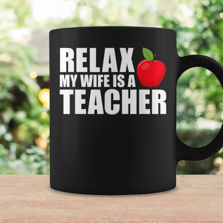 My Wife Is A Teacher Husband Of A Teacher Gift For Mens Gift For Women Coffee Mug Gifts ideas