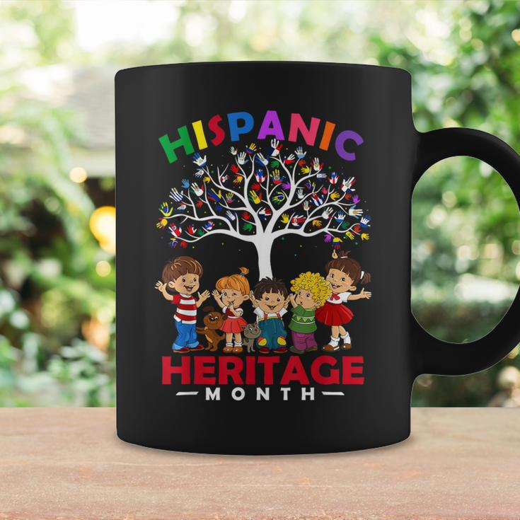 National Hispanic Heritage Month Hand Flag Tree Roots Latino Coffee Mug Gifts ideas
