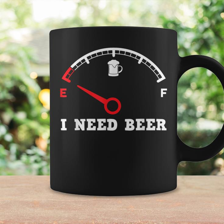 I Need Beer Fuel Gauge Drinking Empty Tank Meter Coffee Mug Gifts ideas