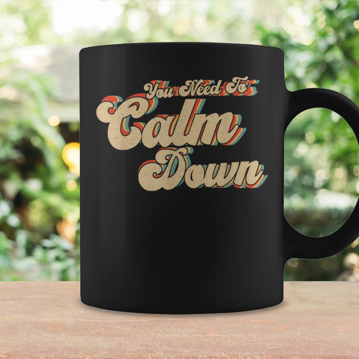 You Need Calm Down Classic Retro Vintage Pride 80’S Style Coffee Mug Gifts ideas