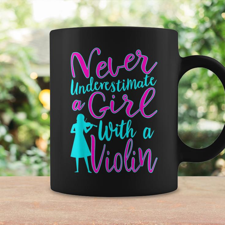 Never Underestimate A Girl With A Violin Cool Gift Coffee Mug Gifts ideas