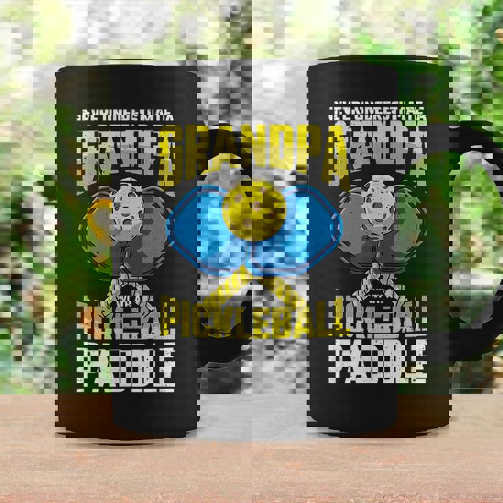 Never Underestimate A Pickleball Grandpa Player Vintage Gift For Mens Coffee Mug Gifts ideas