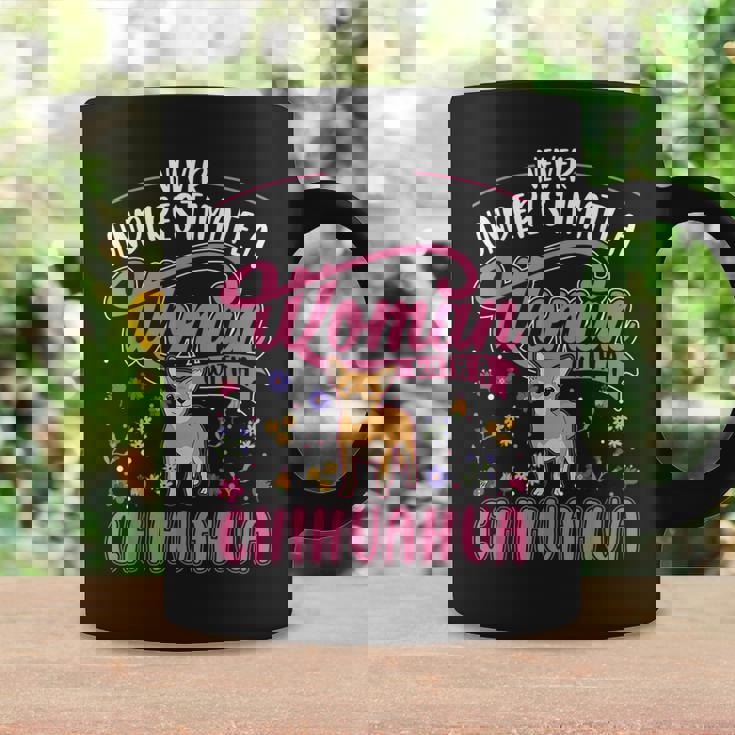 Never Underestimate A Woman With A Chihuahua Coffee Mug Gifts ideas