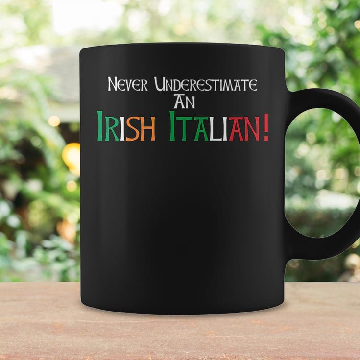 Never Underestimate An Irish Italian | Ethnic Pride Coffee Mug Gifts ideas