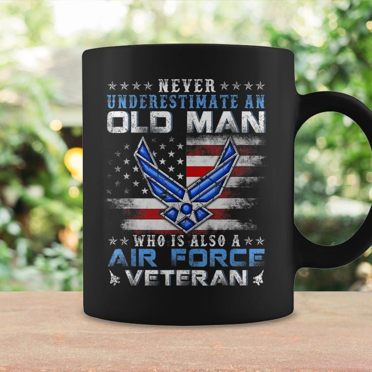 Never Underestimate An Old Man Us Air Force Veteran Vintage Coffee Mug Gifts ideas
