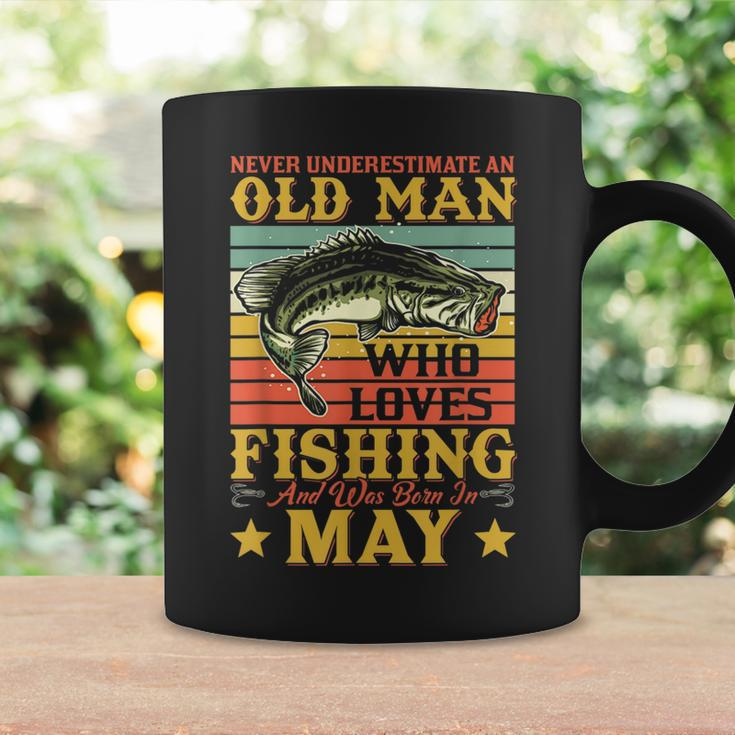 Never Underestimate An Old Man Who Loves Fishing Gift For Mens Coffee Mug