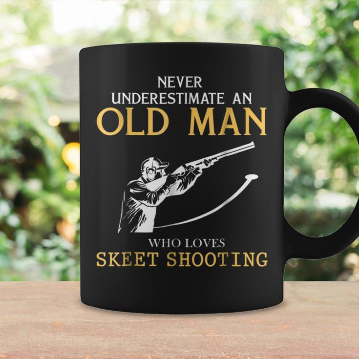 Never Underestimate An Old Man Who Loves Skeet Shooting Coffee Mug Gifts ideas