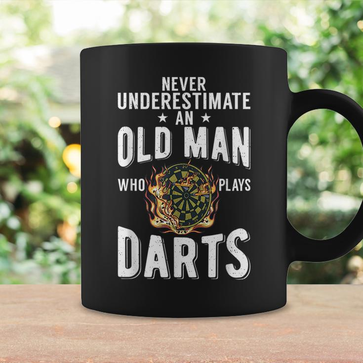 Never Underestimate An Old Man Who Plays Darts Player Coffee Mug Gifts ideas