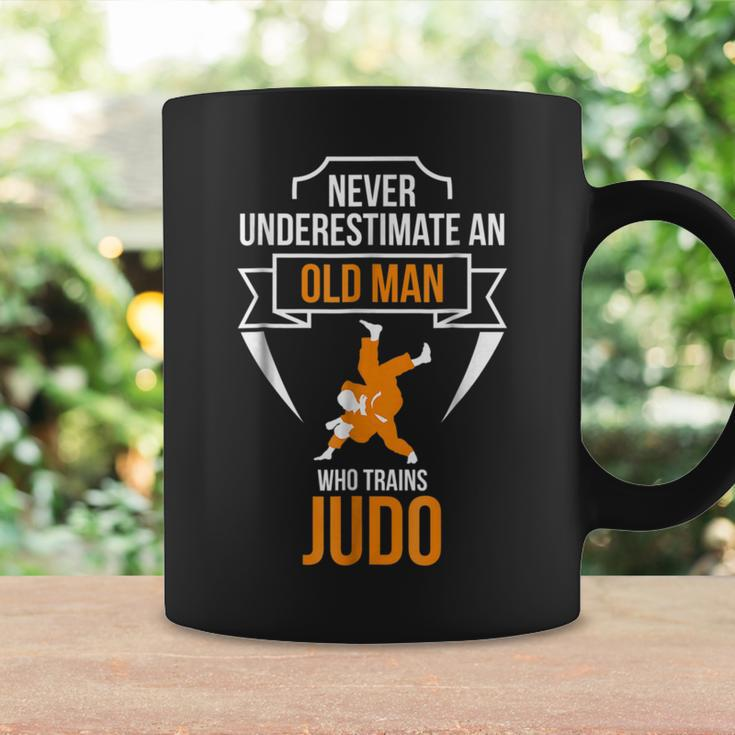 Never Underestimate An Old Man Who Trains Judo Gift For Mens Coffee Mug Gifts ideas