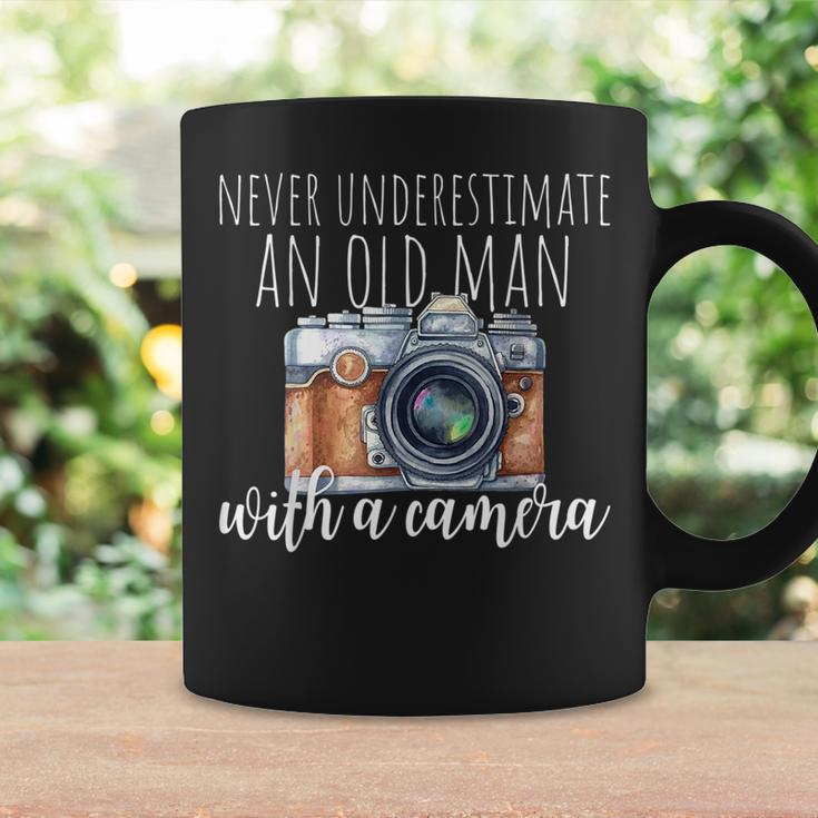 Never Underestimate An Old Man With A Camera Photographer Gift For Mens Coffee Mug Gifts ideas