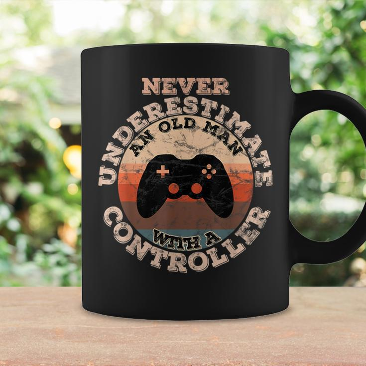 Never Underestimate An Old Man With A Controller Gift For Mens Old Man Funny Gifts Coffee Mug Gifts ideas