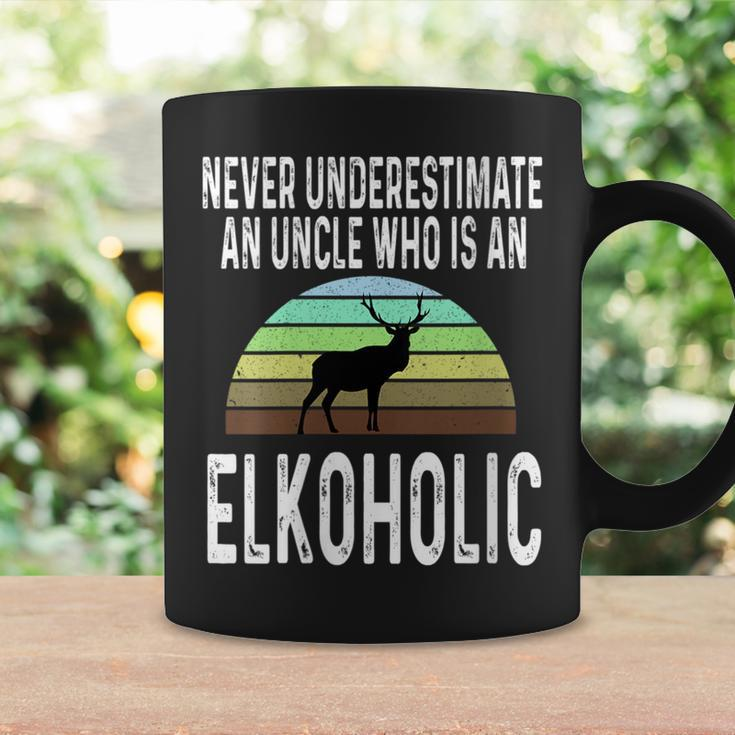 Never Underestimate An Uncle Who Is An Elkoholic Funny Elk Gift For Womens Coffee Mug Gifts ideas