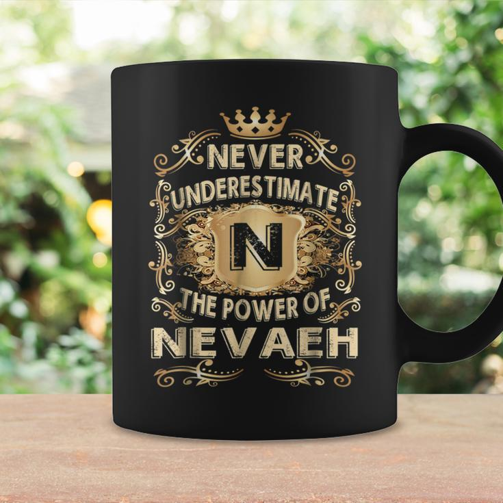Never Underestimate Nevaeh Personalized Name Coffee Mug Gifts ideas