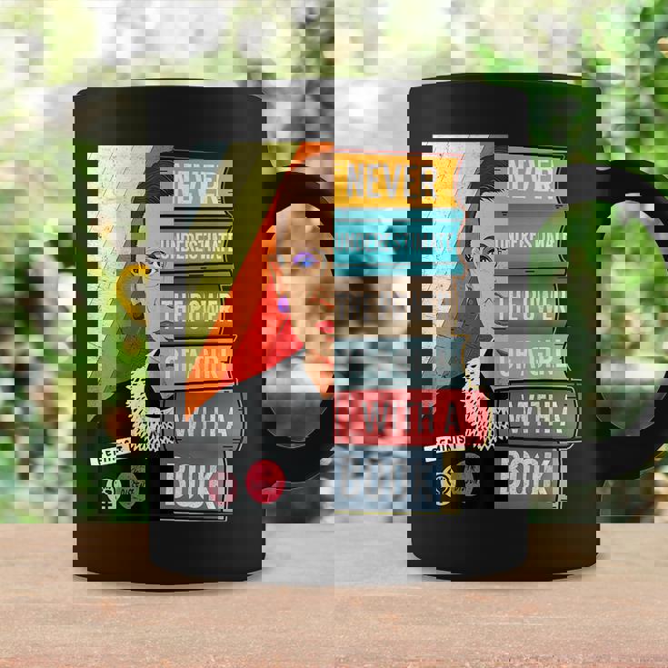 Never Underestimate Power Of A Girl With Book Rbg Ruth Girls Coffee Mug Gifts ideas