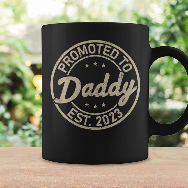 New Dad 2023 Promoted To Daddy Coffee Mug Gifts ideas
