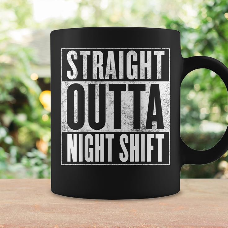 Night Shift T-Apparel Straight Outta Night Shift Apparel Coffee Mug Gifts ideas