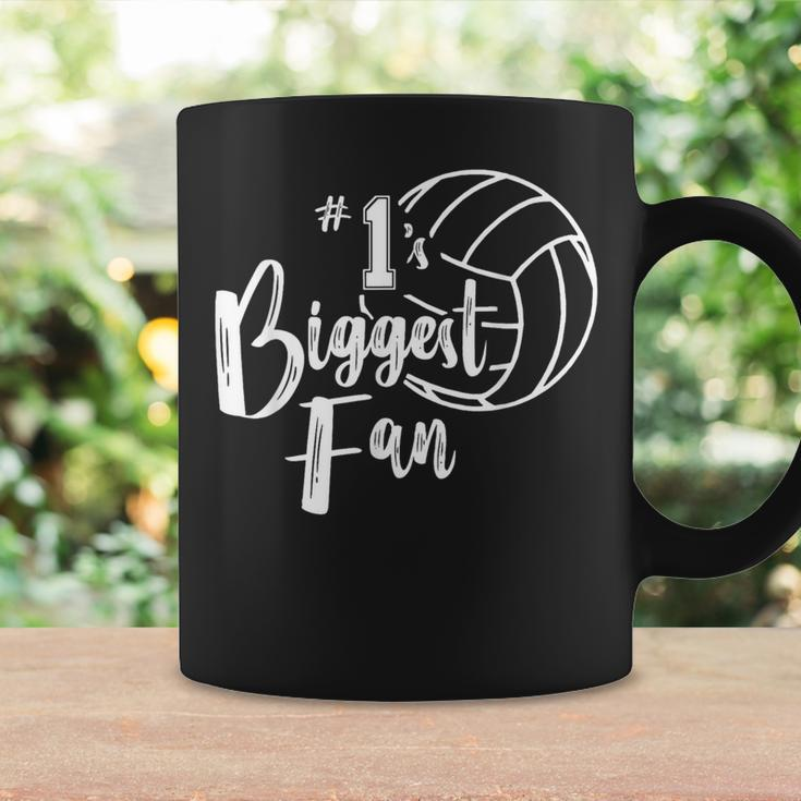 Number One 1 Biggest Fan Volleyball Mom Volleyball Dad Coffee Mug Gifts ideas
