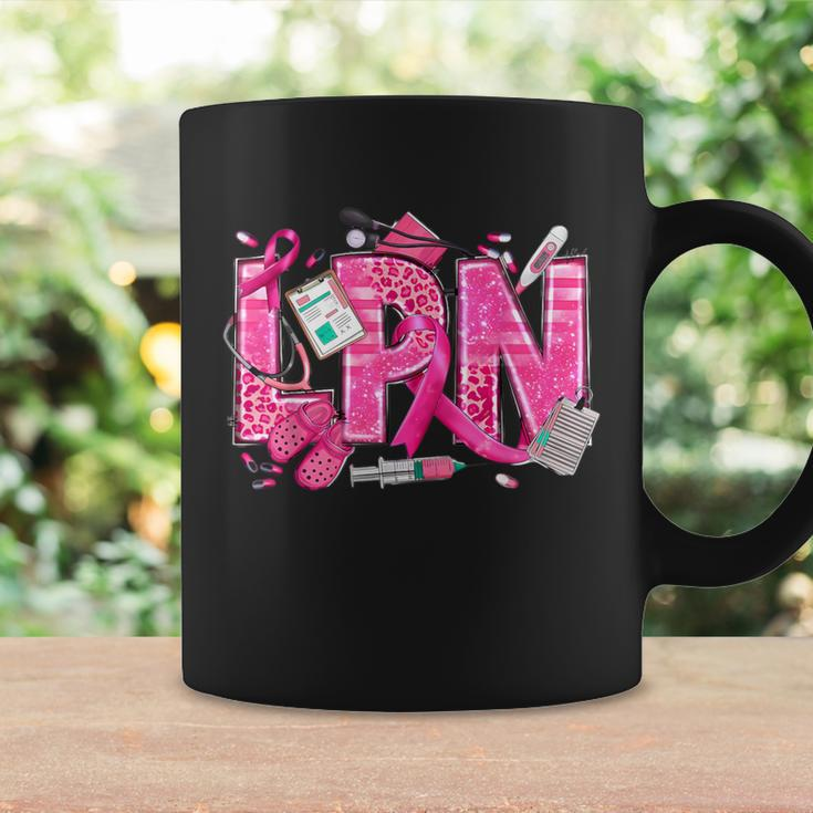 Nurse Breast Cancer Awareness Pink Ribbon Nursing Lpn Life Coffee Mug Gifts ideas