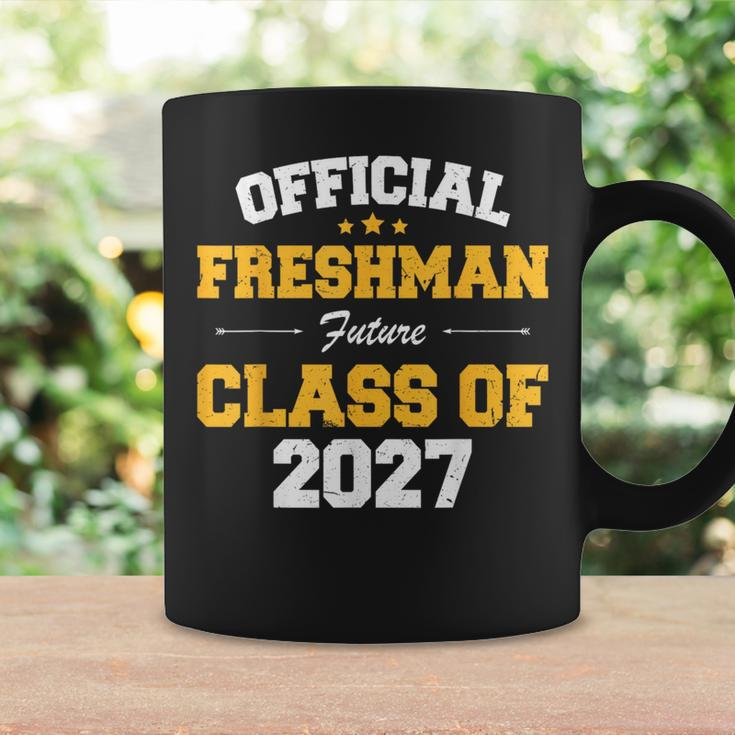Official Freshman Future Class Of 2027 First Day Of School Coffee Mug Gifts ideas