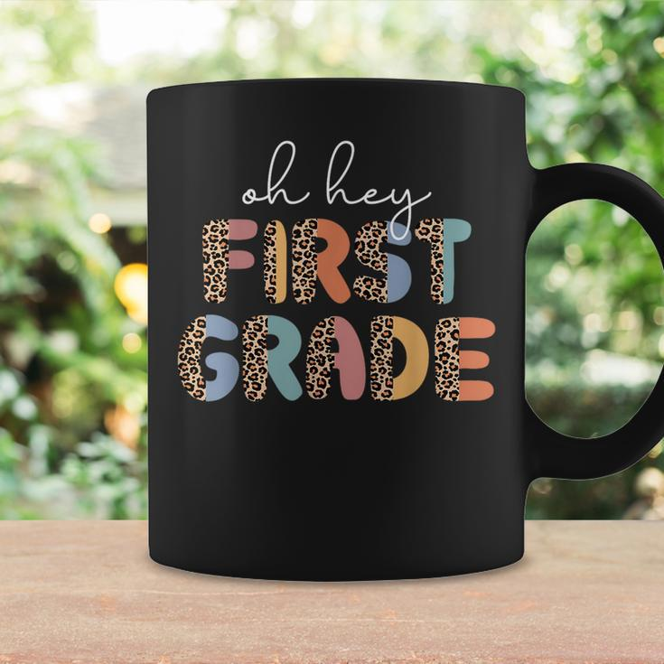 Oh Hey 1St First Grade Back To School Leopard For Teachers Coffee Mug Gifts ideas