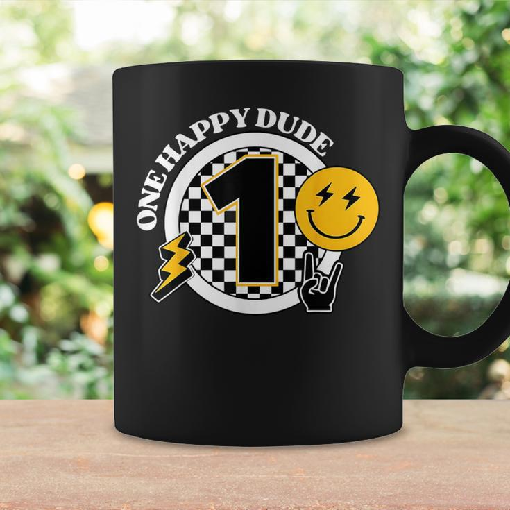 One Happy Dude 1St Birthday One Cool Dude Groovy 1 Year Old Coffee Mug Gifts ideas