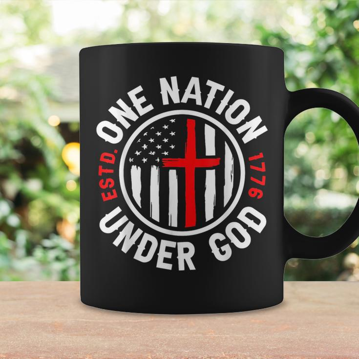 One Nation Under God American Flag Patriotic 4Th Of July Coffee Mug Gifts ideas