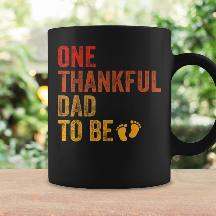 One Thankful Dad To Be Thanksgiving Pregnancy Announcement Coffee Mug Gifts ideas