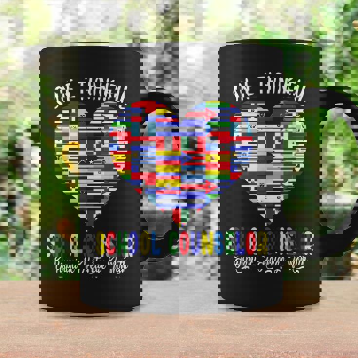 One Thankful School Counselor Hispanic Heritage Month Flags Coffee Mug Gifts ideas