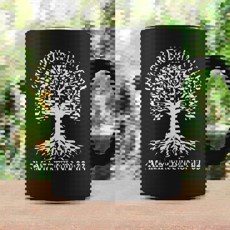 Our Roots Run Deep Family Reunion 2023 Annual Get-Together Family Reunion Funny Designs Funny Gifts Coffee Mug Gifts ideas