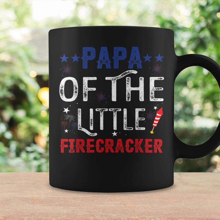 Papa Of The Little Firecracker 4Th Of July BirthdayCoffee Mug Gifts ideas