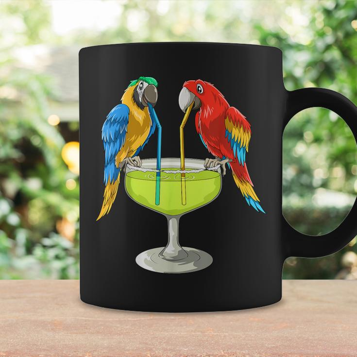 Parrots Drinking Margarita Hawaiian Vacation Beach Party Coffee Mug Gifts ideas