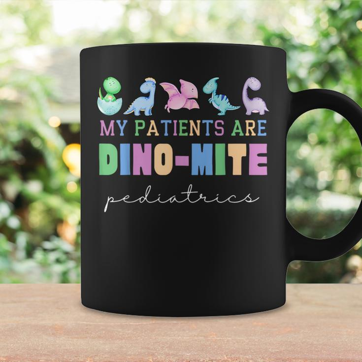 My Patients Are Dino-Mite Pediatric Nicu Nurse Dinosaur Coffee Mug Gifts ideas