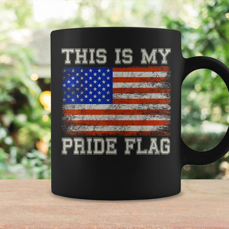 Patriotic This Is My Pride Flag Usa American 4Th Of July Coffee Mug Gifts ideas