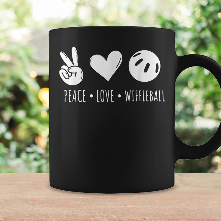 Peace Love Wiffleball Player Wiffleball Champion Coffee Mug Gifts ideas