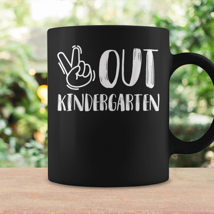 Peace Out Kindergarten Graduation Outfit Last Day Of School Coffee Mug Gifts ideas