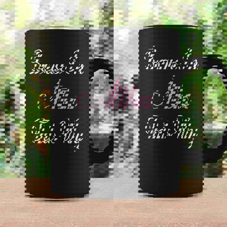 Personalized Altha Name Personalized Cute Pink Gi Coffee Mug Gifts ideas