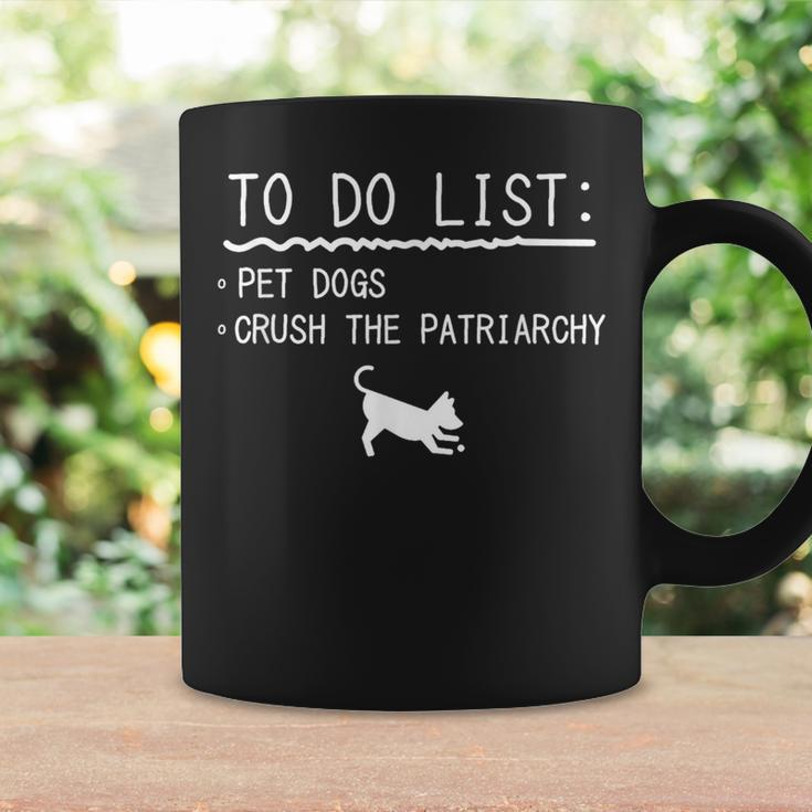 Pet Dogs Crush The Patriarchy Feminism Coffee Mug Gifts ideas