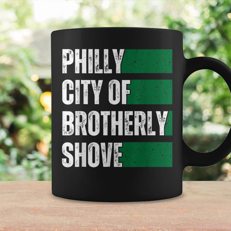 Philly City Of Brotherly Shove American Football Quarterback Coffee Mug Gifts ideas
