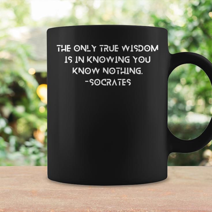 Philosophy Quote Embrace Humility The Wisdom Of Socrates Coffee Mug Gifts ideas