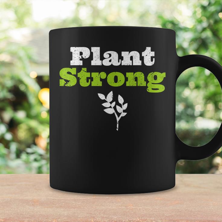 Plant Strong Based Vegan Af Message Fitness ThemedCoffee Mug Gifts ideas